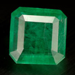 Octagon Facet Emerald