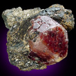 Red Zircon Crystal