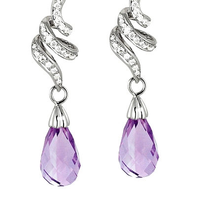 amethyst earrings