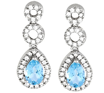Aquamarine Earrings on Aquamarine Earrings   Gemstone Jewelry Image