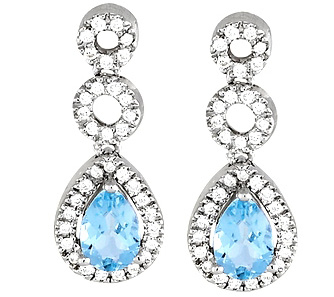 aquamarine earrings