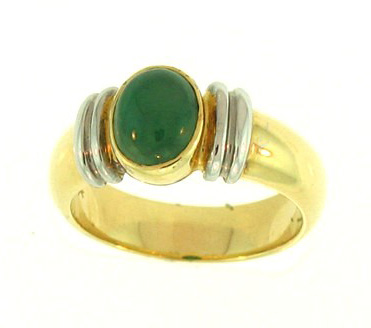 jade gold ring