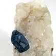 Dark Blue Afghanite on Marble