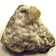 Drusy Analcime with Calcite