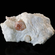 Red Analcime with Thaumasite