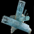 Intersecting Aquamarine Crystals