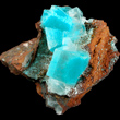Aurichalcite Inclusions In Calcite Crystals