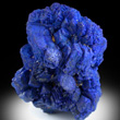 Vivid Blue Azurite Cluster