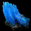 Curved Chalcanthite Crystals