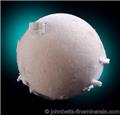 Pectolite Ball with Heulandite from Prospect Park Quarry, Prospect Park, Passaic County, New Jersey