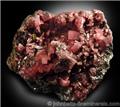 Pink Rhodonite Crystals from Harstigen Mine, Pajsberg, Sweden
