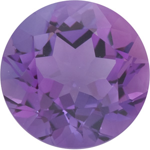 Light Colored Round Amethyst