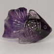 Amethyst Fish Carving