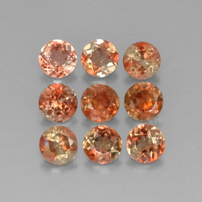 9 Multicolor Pinkish-Orange Andalusite