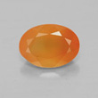 Amber-Red Carnelian Facet