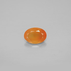 Amber-Red Carnelian Facet