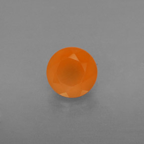 Honey-Orange Carnelian Facet