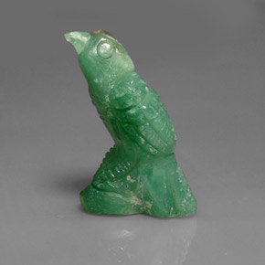 Carved Chrysoprase Bird