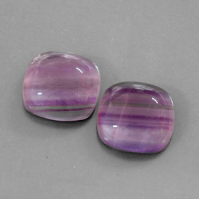 Purple Banded Fluorite Pair
