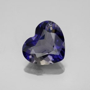 Visibly Pleochroic Iolite Heart