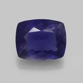 Deep Violet-Blue Cushion Iolite