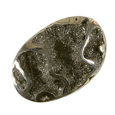 Pyrite Oval Cabochon