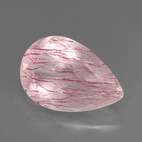 Red Quartz with Iron Oxide Inclusions