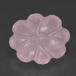 Carved Rose Quartz Flower