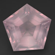 Pentagonal Pink Rose Quartz