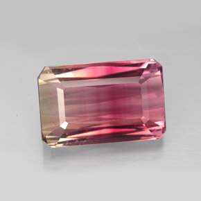 Color Zoned Pink Tourmaline