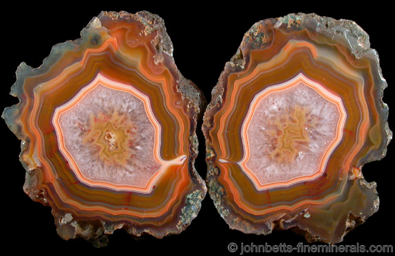 Sliced Condor Agate Nodule from San Rafael District, Mendoza Province, Argentina