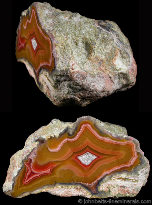 Mexican Laguna Agate from Ojo Laguna, Ahumada, Chihuahua, Mexico