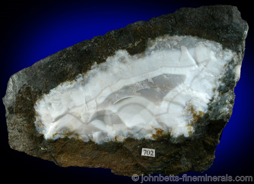 Rough Agate in Matrix from Prospect Park Quarry, Prospect Park, Passaic County, New Jersey