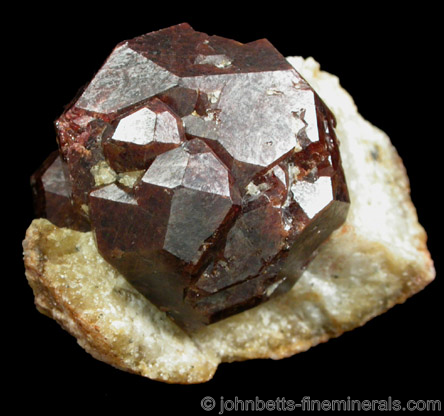 Almandine Garnet in Quartz Matrix from Serrote Redondo, near Pedra Lavrada, Paraiba, Brazil