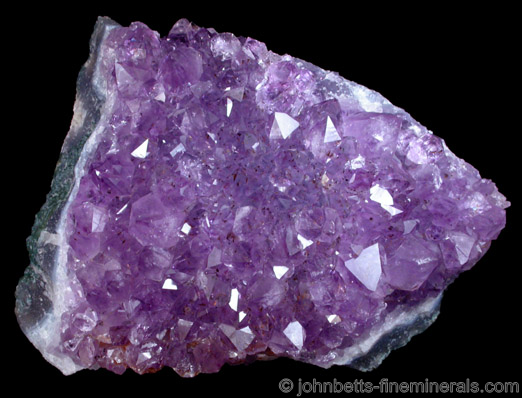 Brazilian Amethyst Crystal Plate from Rio Grande do Sul, Brazil