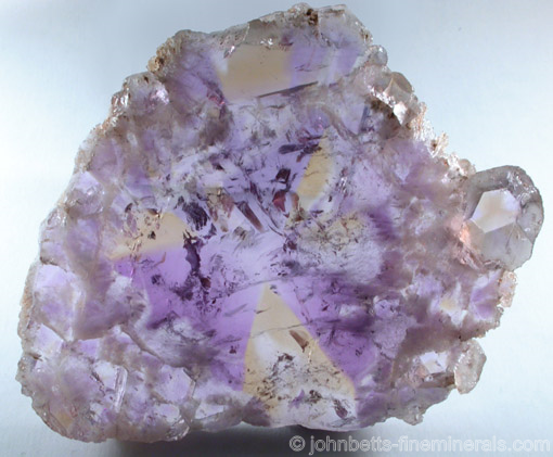 Light Ametrine from Anahi Mine, La Gaiba District, Angel Sandoval Province, Santa Cruz Department, Bolivia