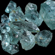 Gem-grade rough Aquamarine