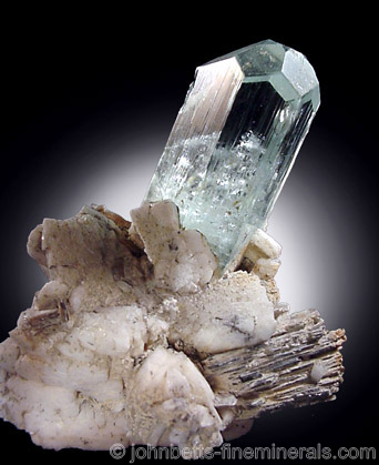 Water Clear Aquamarine Crystal from Skardu Road, Gilgit District, Pakistan