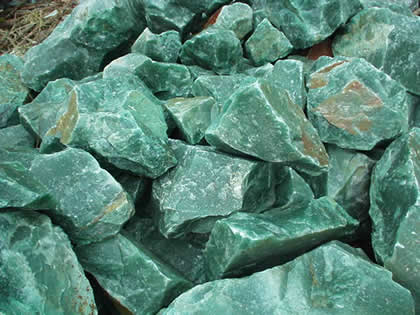 Aventurine Gemstone Rough from Unknown