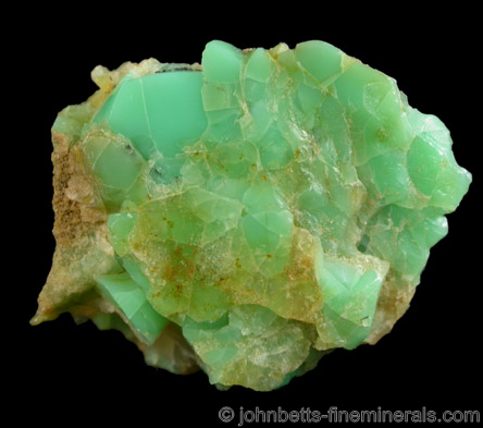 Chrysoprase From Vermont from Adams Brook, Newfane, Windham County, Vermont