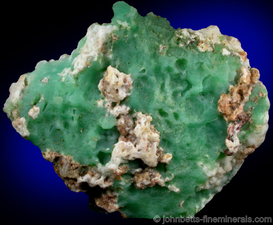 Chrysoprase from Australia from Marlborough, Queensland, Australia