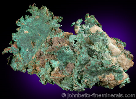 Copper Sheet from Copper Queen Mine, Bisbee, Warren District, Cochise County, Arizona