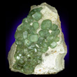 Demantoid Crystals on Matrix