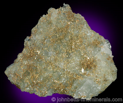Gold Fine Wire Crystals from Olinghouse Mine, 6030 bench, 813 pit, Washoe County, Nevada