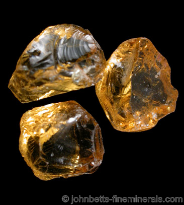 Gem Rough Golden Beryl from Minas Gerais, Brazil