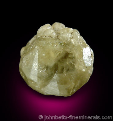 Yellow-Green Grossular Garnet from Vilui River, Chernyshevsk, Siberia, Russia