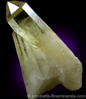 "Lemon Quartz" Citrine from Alto de Cruzes, Santander, Colombia