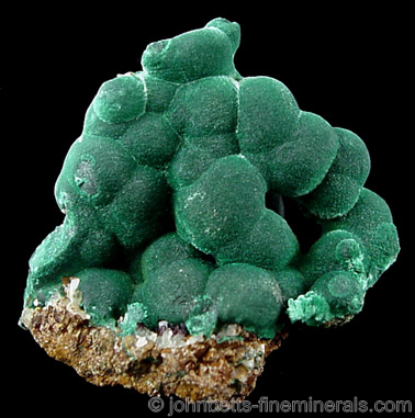 Malachite from Arizona from Bisbee, Warren District, Cochise County, Arizona