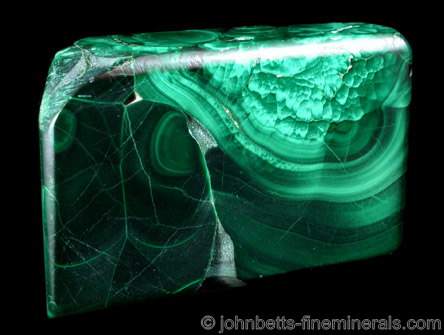 Classic Russian Malachite from (Mednorudianske Mine), Nizhni-Tagil District, Ural Mountains, Russia