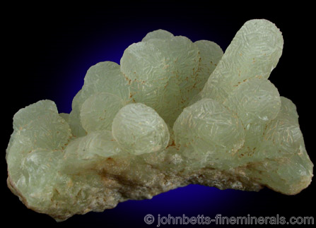 Australian Prehnite Finger from Tambar Springs, New South Wales, Australia